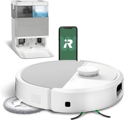 iRobot Roomba Plus 505 Combo + AutoWash - Multifunction Base - Wash and dry with warm air of the wipes - PrecisionVision IA