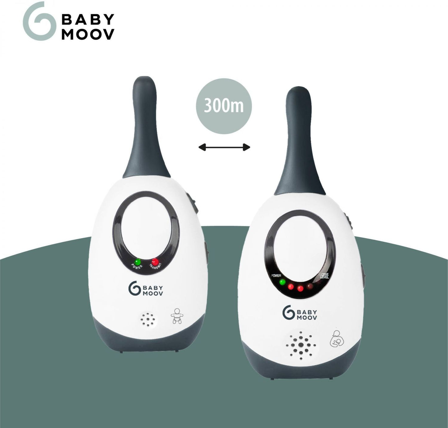 BABYMOOV Babyphone Audio Simply Care Gris