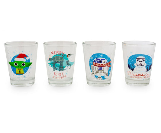 Star Wars Holiday 1.5-Ounce Mini Shot Glasses | Set of 4