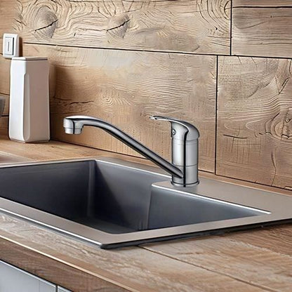 Kitchen sink mixer - Chrome - Flow reduction - Swivel spout - JOCKER - EDOUARD ROUSSEAU