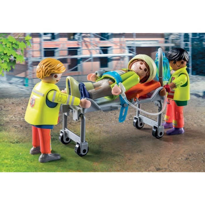 PLAYMOBIL - 71202 - City Action Les Subcutors - Ambulance with light and sound effects
