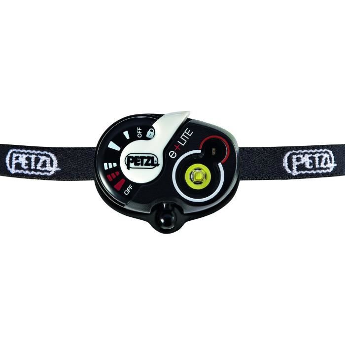 Emergency headlamp with headband - PETZL - E+Lite - 40 lumens - Case included - Black