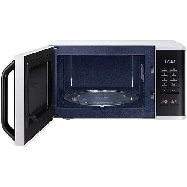 SAMSUNG Solo microwave - White - 23 L - 800 W - Enamel ceramic cavity