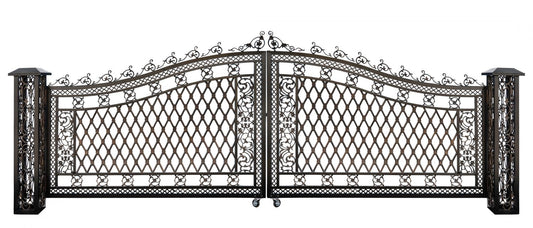 Bridgeton Moore Aluminum Wide Driveway Gate (KIT)