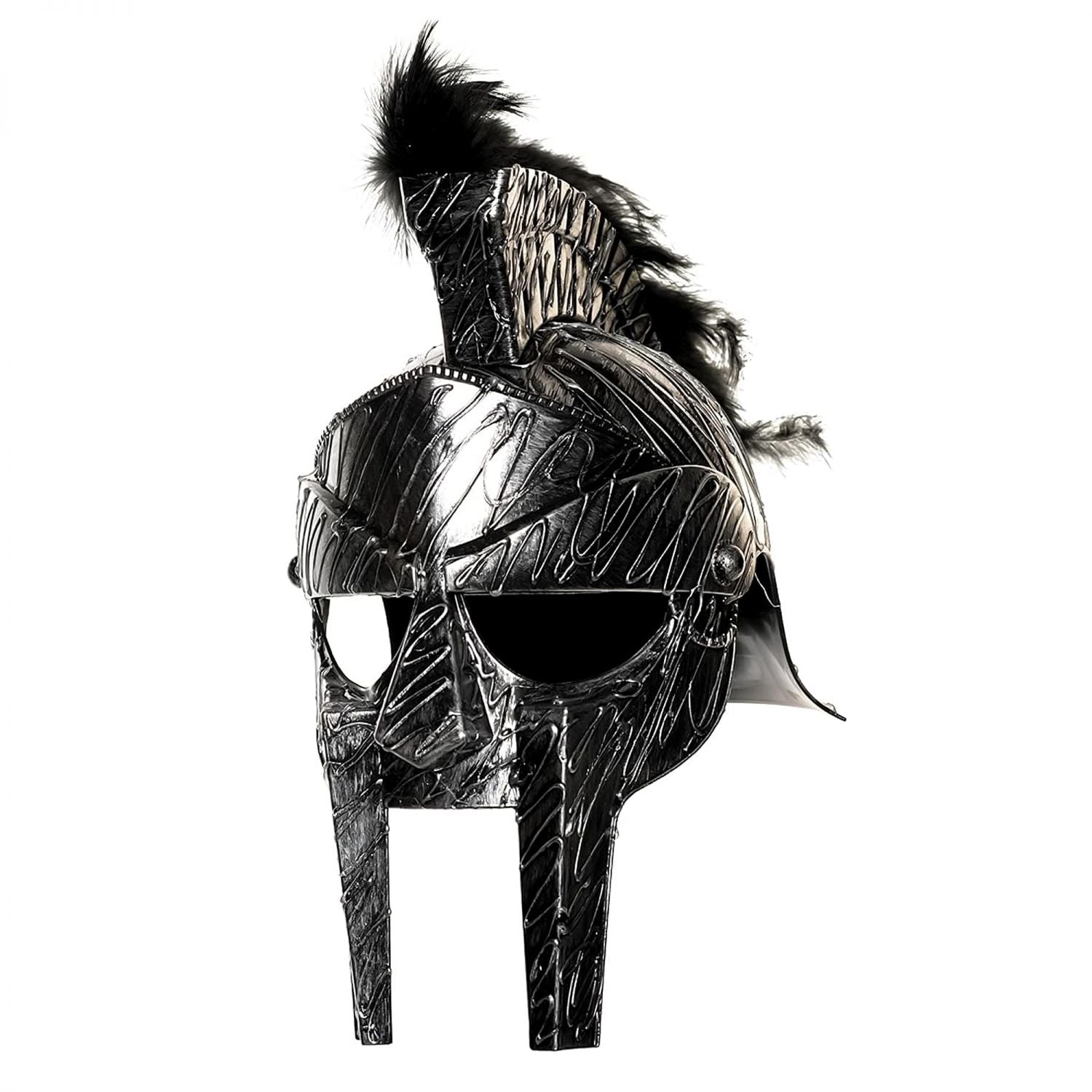 Evil Roman Gladiator Helmet Adult Costume Accessory