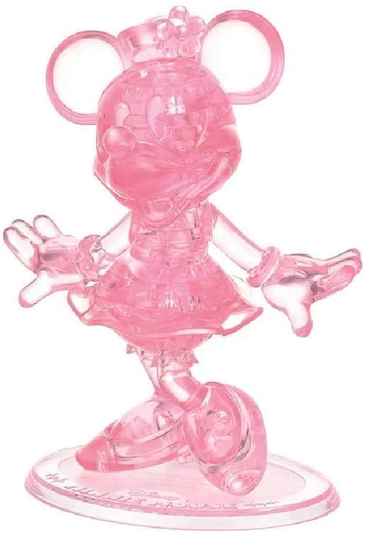 Disney Minnie Mouse 43 Piece 3D Crystal Jigsaw Puzzle | Pink