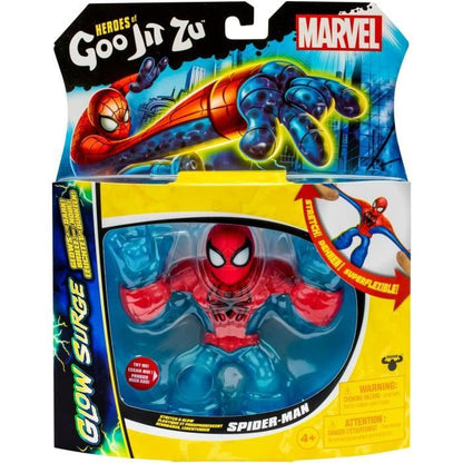 Spiderman Glow Surge 11cm - HERoeS OF GOO JIT ZU - MARVEL - Luminous and extensible figurine