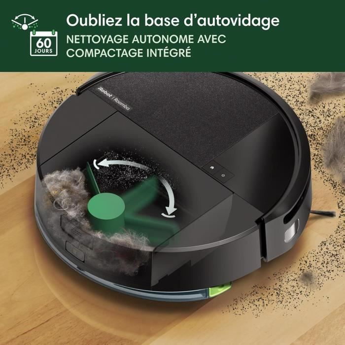 iRobot Roomba 205 DustCompactor - Automatically compacts debris inside the robot up to 60 J - Clearview LiDAR - 7K Pa
