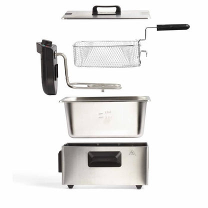 3 L Deep Fryer - LIVOO - DOC216 - 2000W - 3L - Removable stainless steel tank - Removable frying basket - Adjustable thermostat