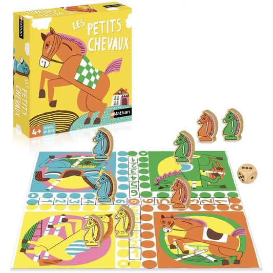 Board game - NATHAN - Ludo game - Great classic, original illustrations