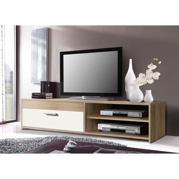 PILVI TV cabinet 120 cm oak / white