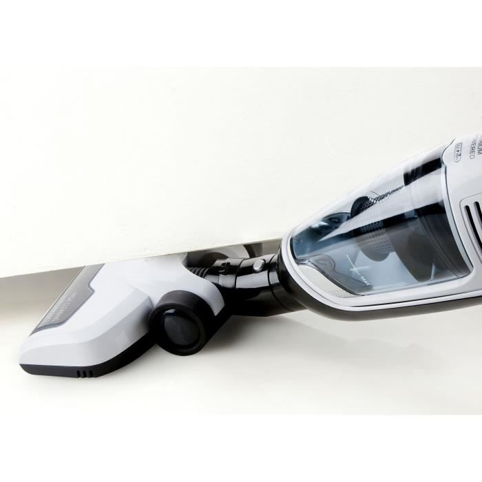 DOMO DO217SV - Handy broom vacuum cleaner 2 -in -1 - 2 speeds - Cyclonic system - Autonomy 40min - Pousing tank 0.5L