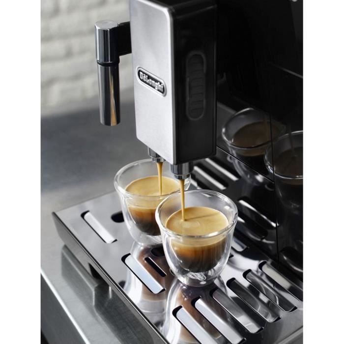 Coffee machine with grinder - DE'LONGHI - ECAM 44.660.B - 1450 W - 400 g of beans - Black