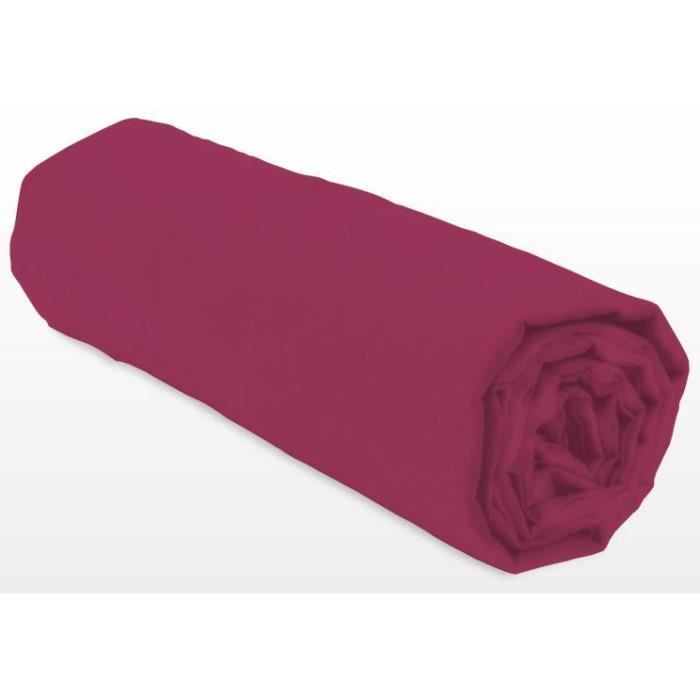 Fitted sheet - LOVELY HOME - LH71607 - 180x200+35 cm - Fuchsia