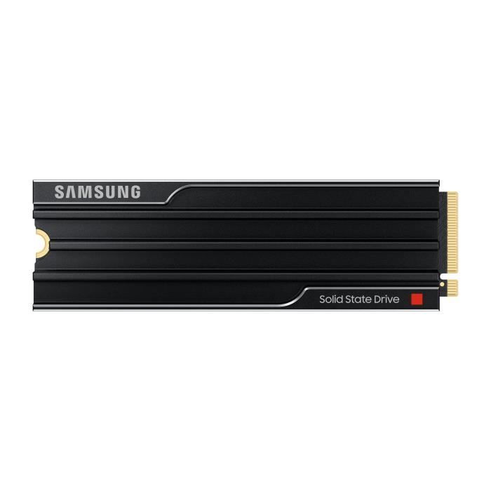 Samsung - Internal SSD - 9100 PRO with NVMe M.2 PCIe 5.0 x4 heatsink - 2TB - Read speed up to 14,800MB/s - MZ-VAP2T0CW