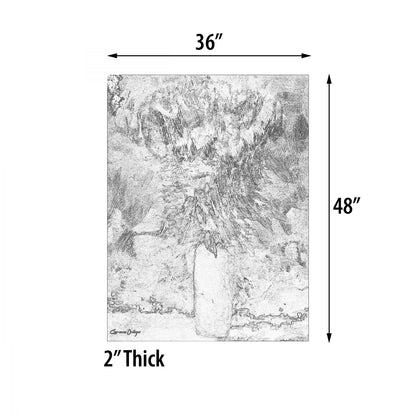 Red Flower Vase Giclee 12