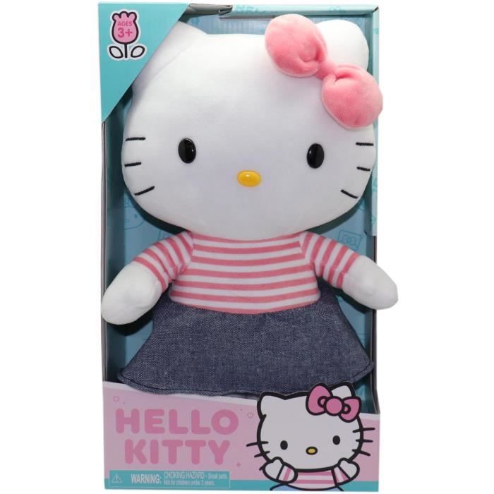 Plush toy - GPTOYS - HELLO KITTY - HKT131 - Denim dress model - 30 cm - Ages 3 and up