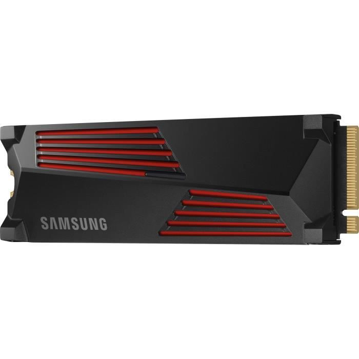 SAMSUNG - 990 PRO - Internal SSD - 4 TB - With heatsink - PCIe 4.0 - NVMe 2.0 - M2 2280 - Up to 7450 MB/s (MZ-V9P4T0GW)