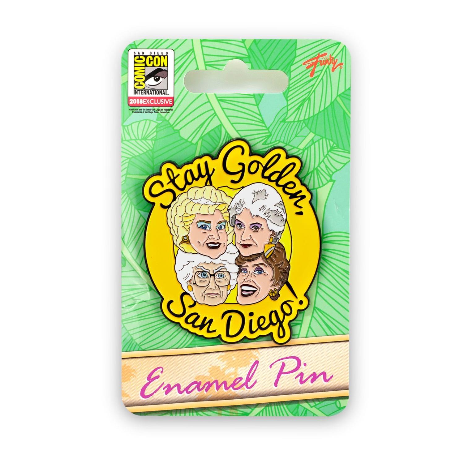 Golden Girls Collectibles | Exclusive Enamel Pin | Stay Golden San Diego