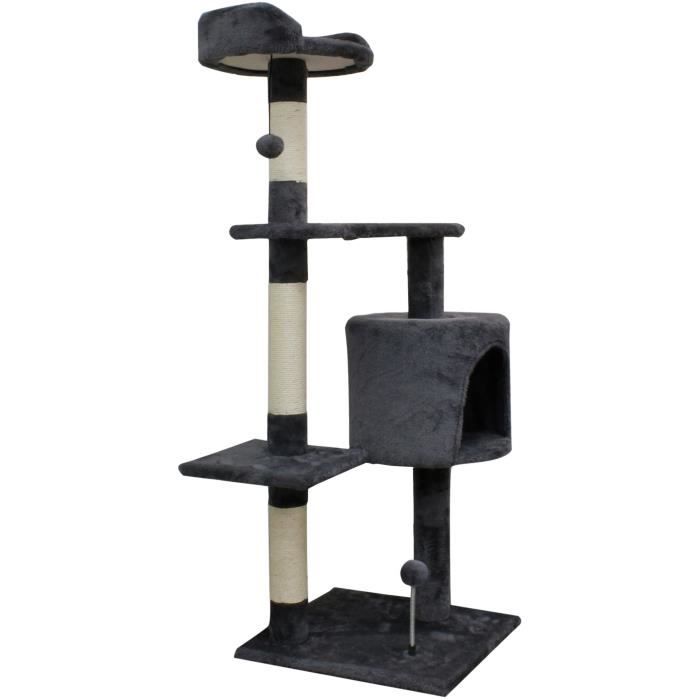 Jasper cat tree - 40 x 40 x 114 cm - gray