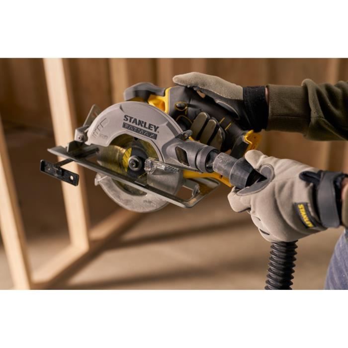 165mm Circular Saw - 18V - 16mm Bore, 4000 rpm - V20 Range - STANLEY FATMAX, SFMCS500M1S-QW