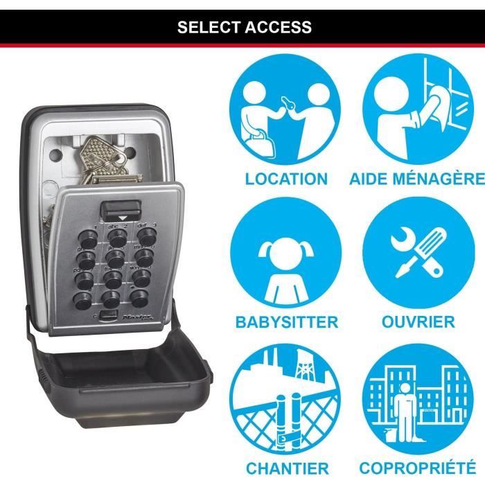 Key box Sensive Mural Masterlock 5423eurd - Pushing buttons - Select Access: Share your keys safely
