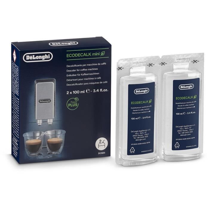 DELONGHI 5513296011 ECODECALK MINI - coffee maker descaler - 2 x 100 ml