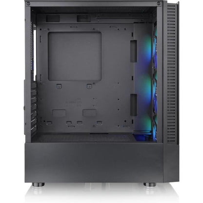 Mid-Tower PC Case without PSU - THERMALTAKE View 200 TG ARGB (Black) - ATX/Micro ATX - 3x120mm A-RGB - USB 3.0/2.0 - Tempered Glass