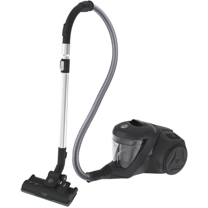 Bagless cylinder vacuum cleaner - HOOVER - HP321PAF - 850 W - 75 dBA - 2 L - Grey