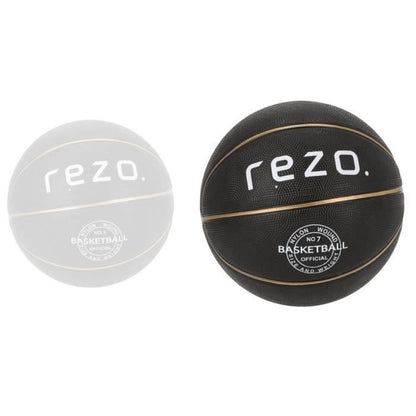 Basketball - REZO - Rubber - Size 7 - Gold - Firm Grip