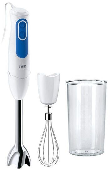 BRAUN Mixer - MQ3005WH Cream - 750 W - White - Blue