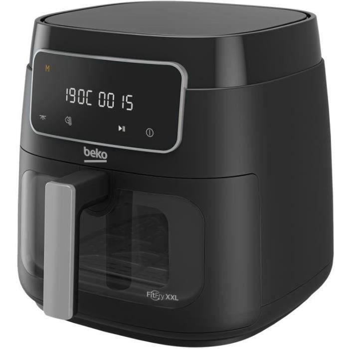 Multifunctional hot air fryer - BEKO - FRL3374B - 1900 W - 7.6 L for 2 kg of fries - LCD touch screen - Black