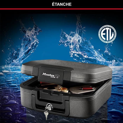 MASTER LOCK Fireproof and waterproof safety box 7.8 liters