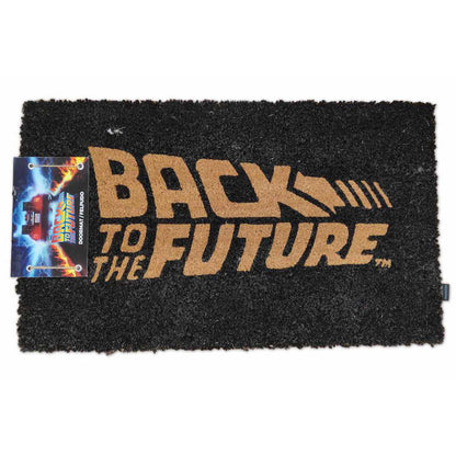 Back to the Future logo doormat