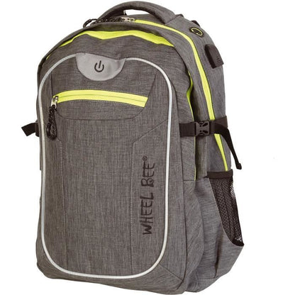 Wheel Bee Revolution Kids Backpack, 46 cm, 30 liters, Grey - 950022
