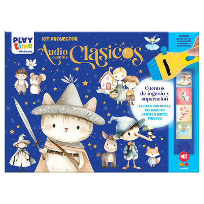 Ingenuity and Overcoming Stories audio story projector kit