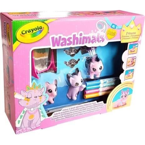 Coloring - CRAYOLA - Washimals Pastel Princess Pets - Pastel animals to personalize! From 3 years old