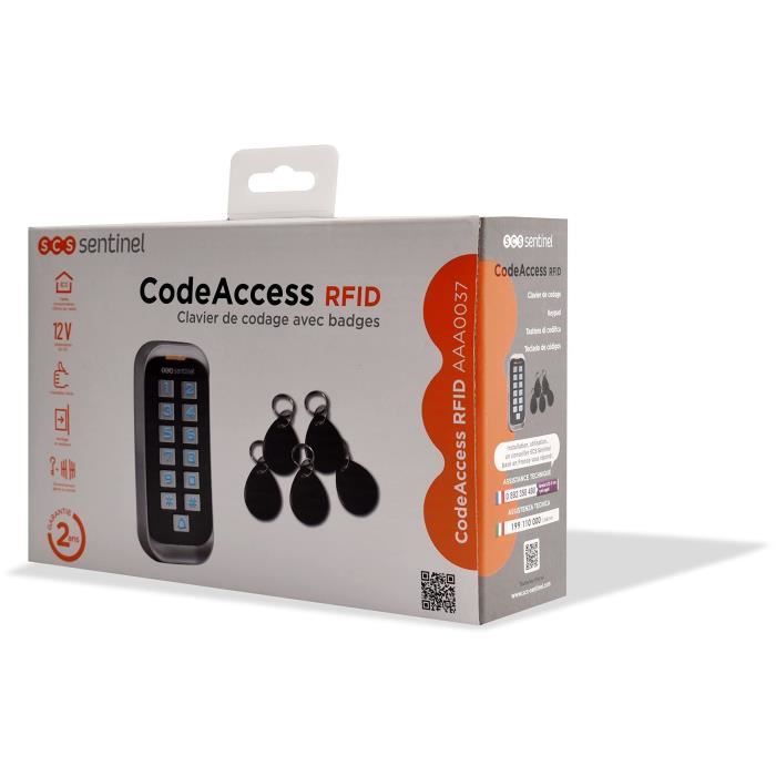SCS Coding keyboard with 12V badges - CODEACESS RFID