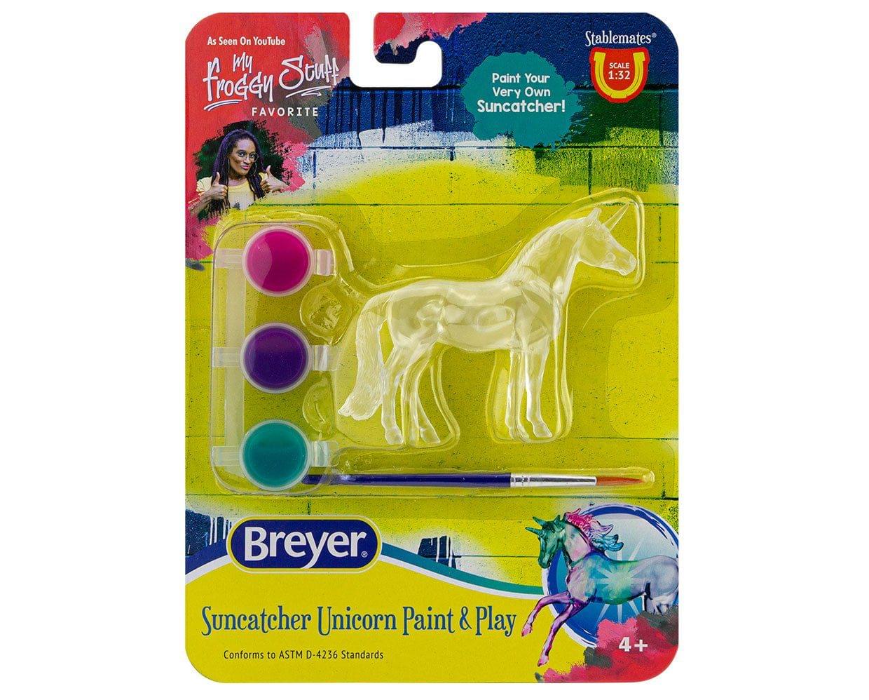 Breyer Suncatcher Unicorn Paint & Play DIY Set | Warmblood Mare