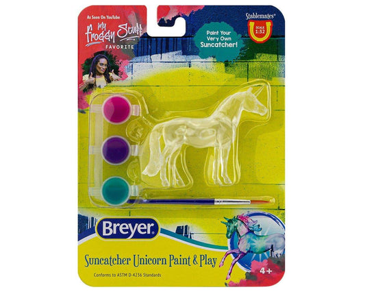 Breyer Suncatcher Unicorn Paint & Play DIY Set | Warmblood Mare