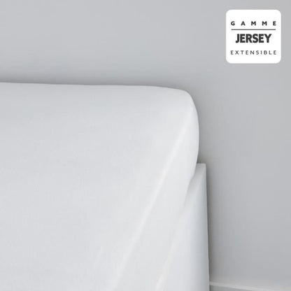 TODAY ESSENTIAL TODAY CHARG - 90 x 190+25 cm - 1 person - 100% Jersey cotton - chalk
