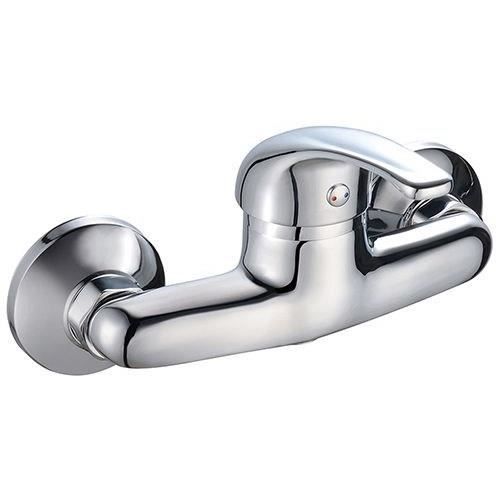 Shower mixer - EDOUARD ROUSSEAU - Cardiff - Compact design - Standard wall installation - Chrome