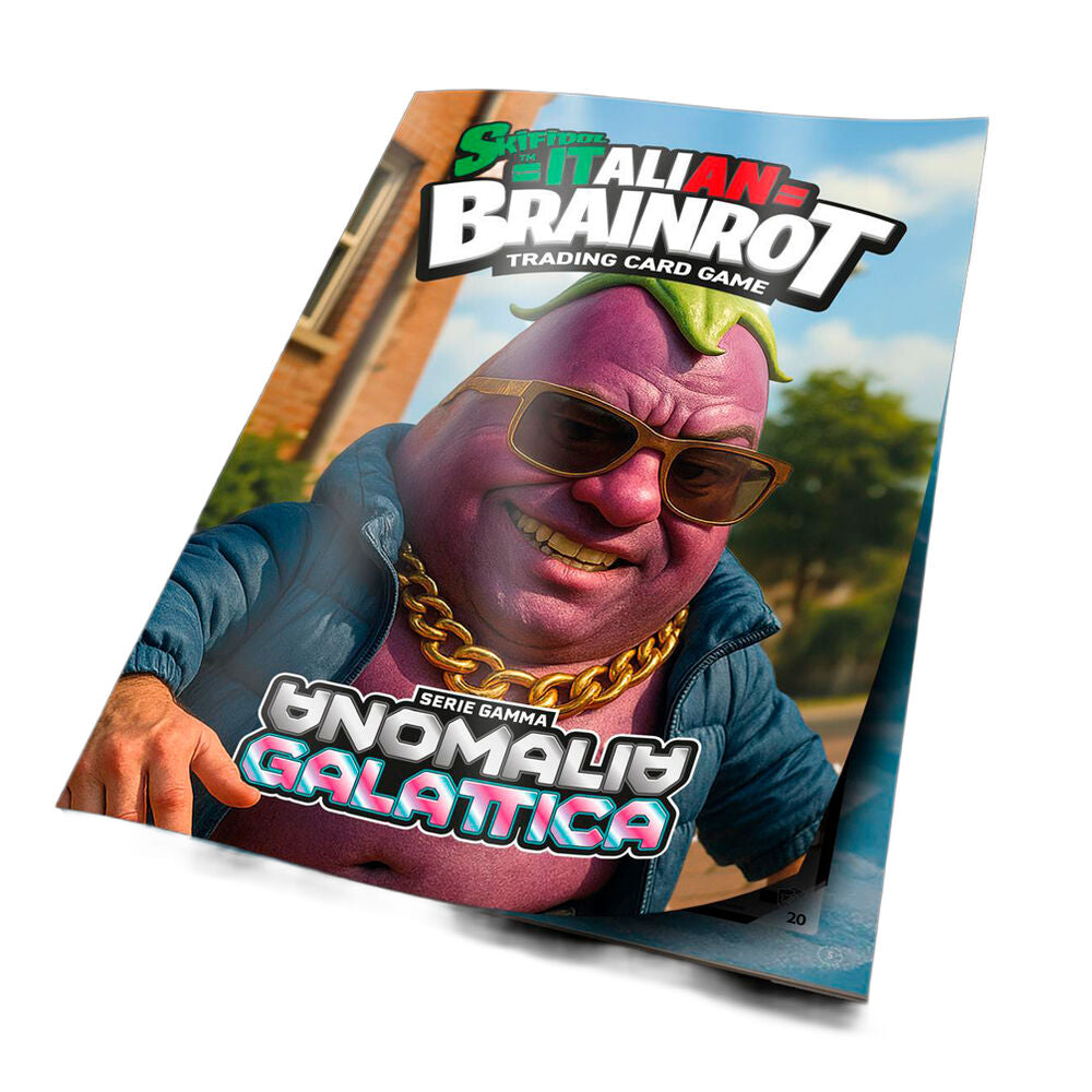 Italian Brainrot Series 3 Galactic Anomaly Album + Pack of 7 collectible cards