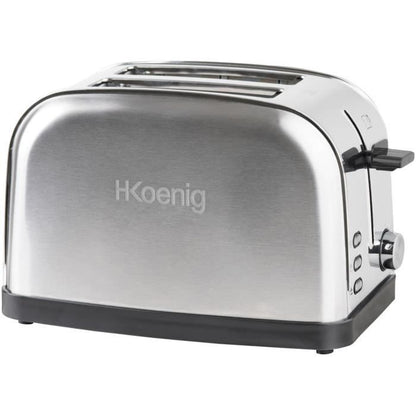 Two-slice toaster - HKoeNIG - TOS7 - 850 W - Stainless steel