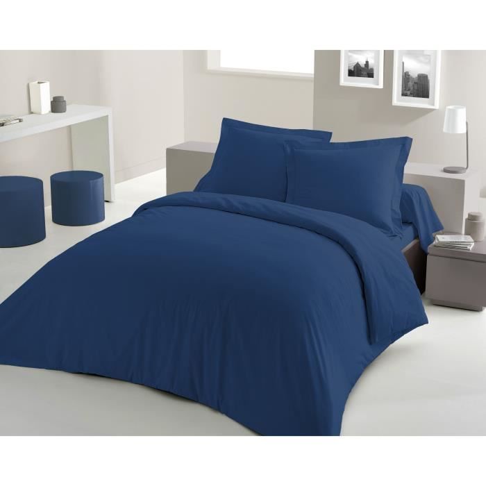 LOVELY HOME DUVET SET - 220x240 cm - 100% COTTON - BLUE