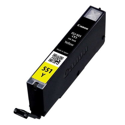 CANON CLI-551Y Ink Cartridge - Yellow - Standard Capacity - 330 pages