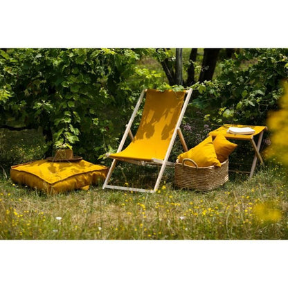 Stapled deck chair - PRIVATE GARDEN - Cumin - F100