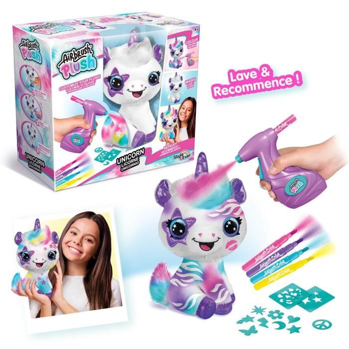 CANAL TOYS - Style 4 ever - My plush unicorn to customize - Spray Art plush - OFG 228