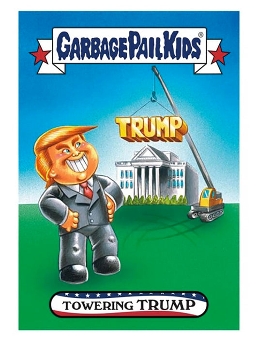 Garbage Pail Kids Disg-Race To The White House Towering Trump #65
