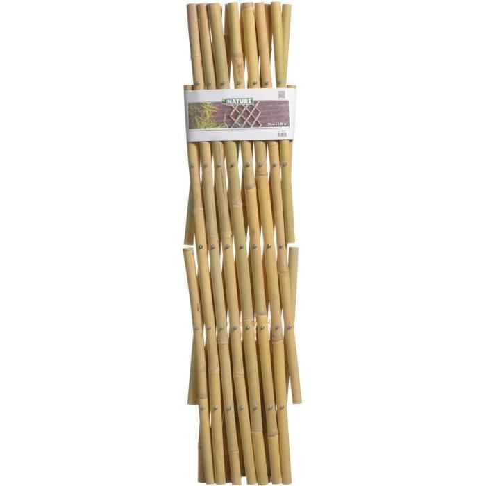 NATURE Bamboo Stretch Lattice 70x180cm - Brown